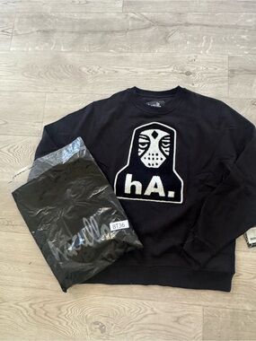 Haculla.Black Men's Crewneck Logo Sweater